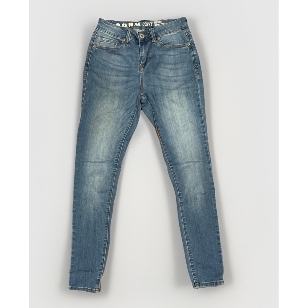 Song Curvy Jeans 15/27 High Rise Skinny Ankle Summer Style Trendy Y2K